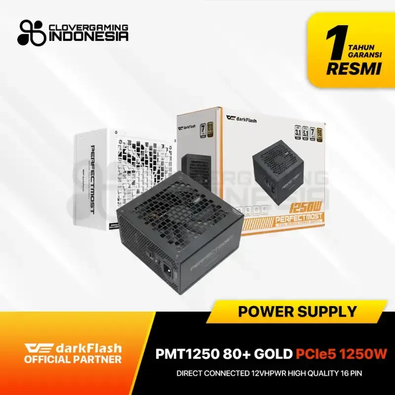 Nguồn PC DarkFlash PMT1250 - 80 Plus Gold - Full Modular - New