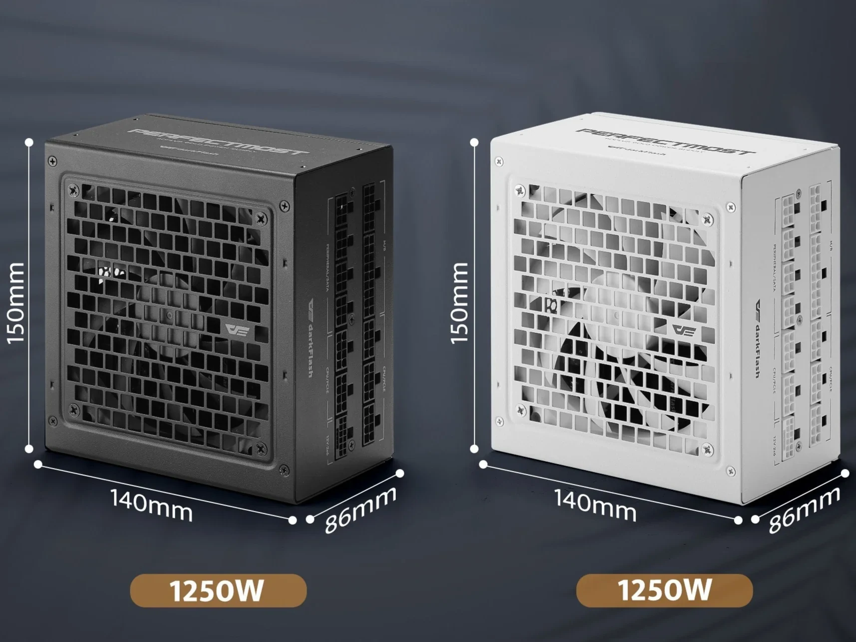 Nguồn PC DarkFlash PMT1250 - 80 Plus Gold - Full Modular - New