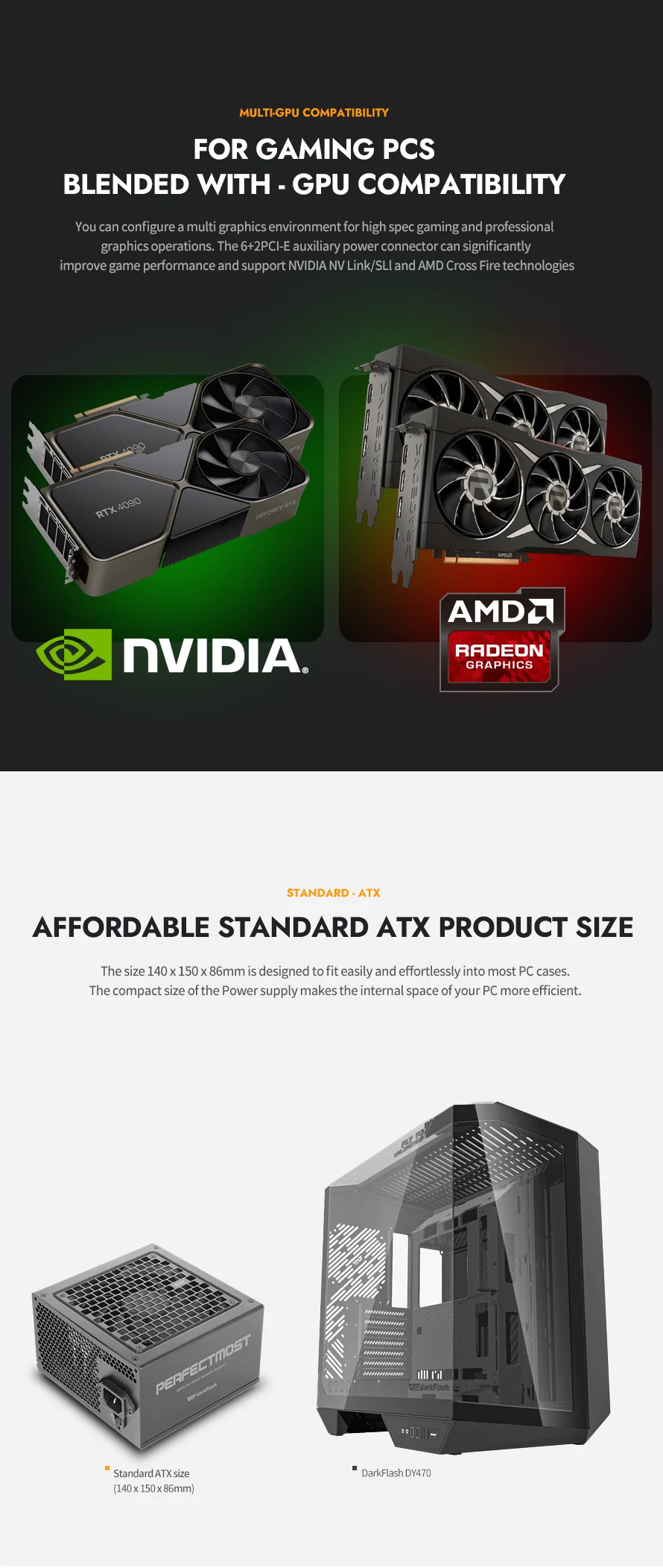 Nguồn PC DarkFlash PMT650 - 80 Plus Gold - Full Modular - New