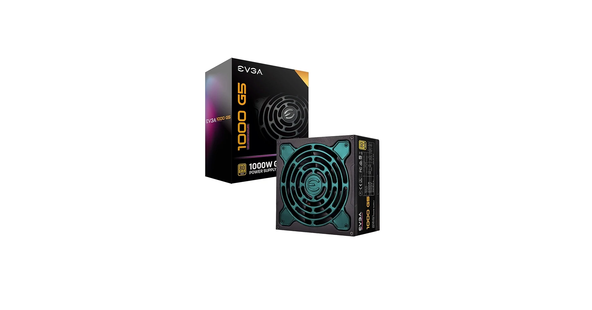 Nguồn PC EVGA 1000 G5 - 80 Plus Gold - Full Modular - New