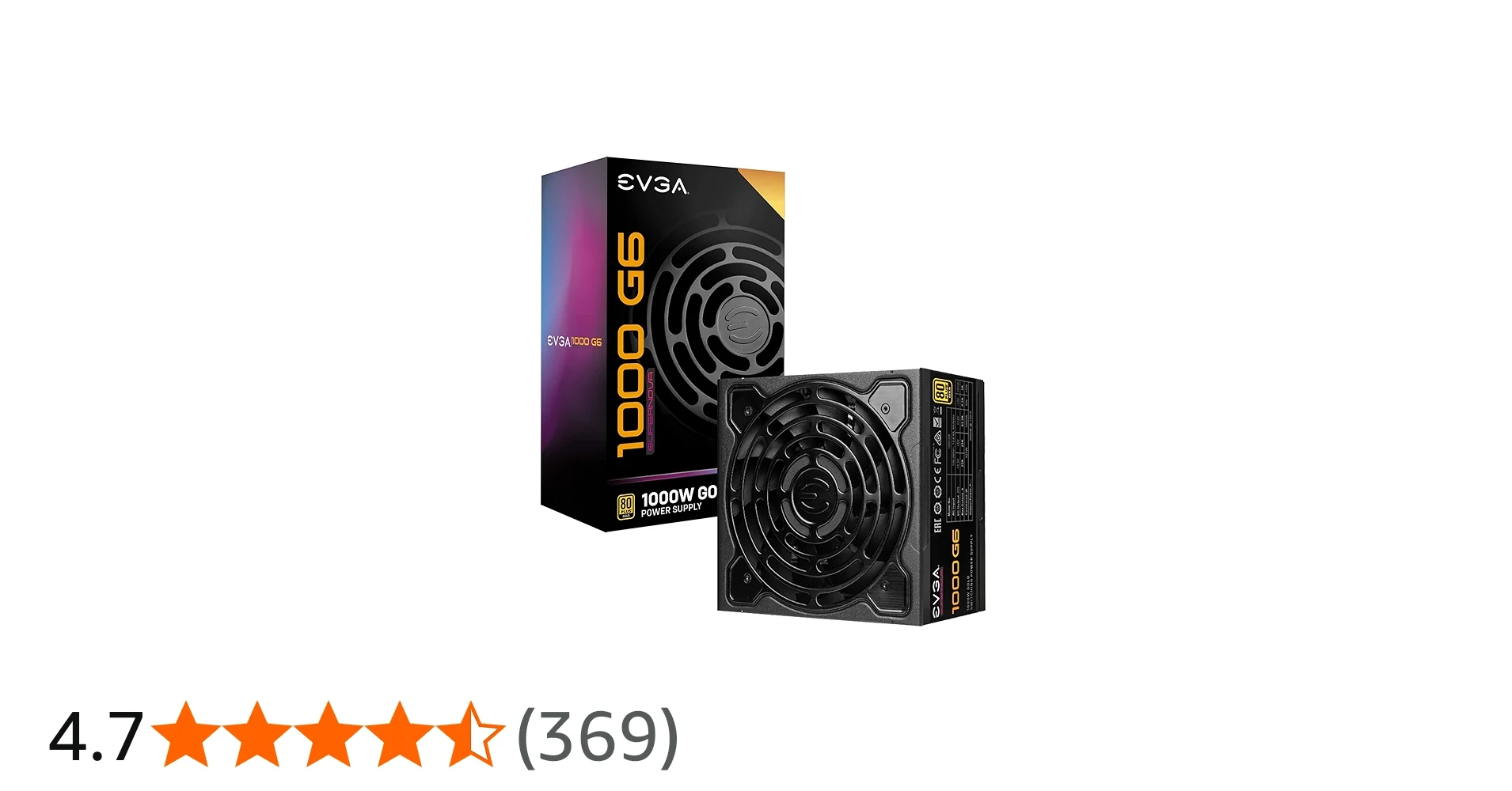 Nguồn PC EVGA 1000 G6 - 80 Plus Gold - Full Modular - New