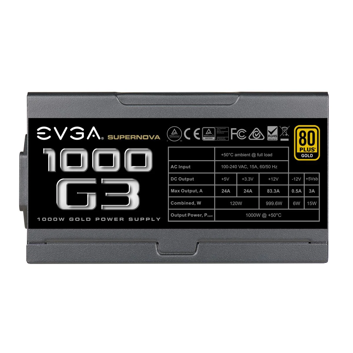 Nguồn PC EVGA 1000 GT - 80 Plus Gold - Full Modular - New