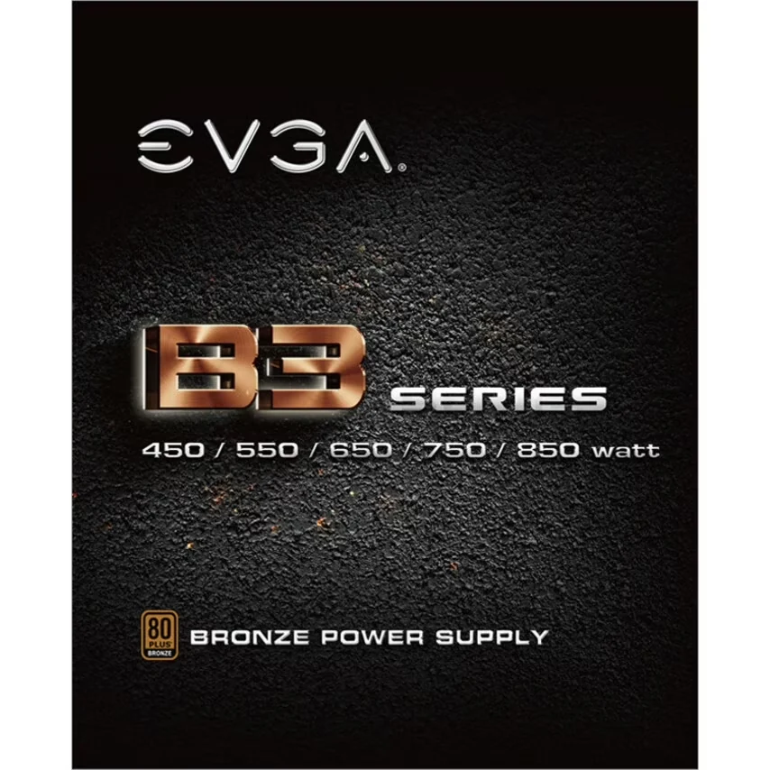 Nguồn PC EVGA 450 BR - 80 Plus Bronze - Non Modular - New