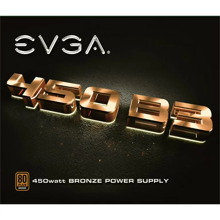 Nguồn PC EVGA 450 BR - 80 Plus Bronze - Non Modular - New