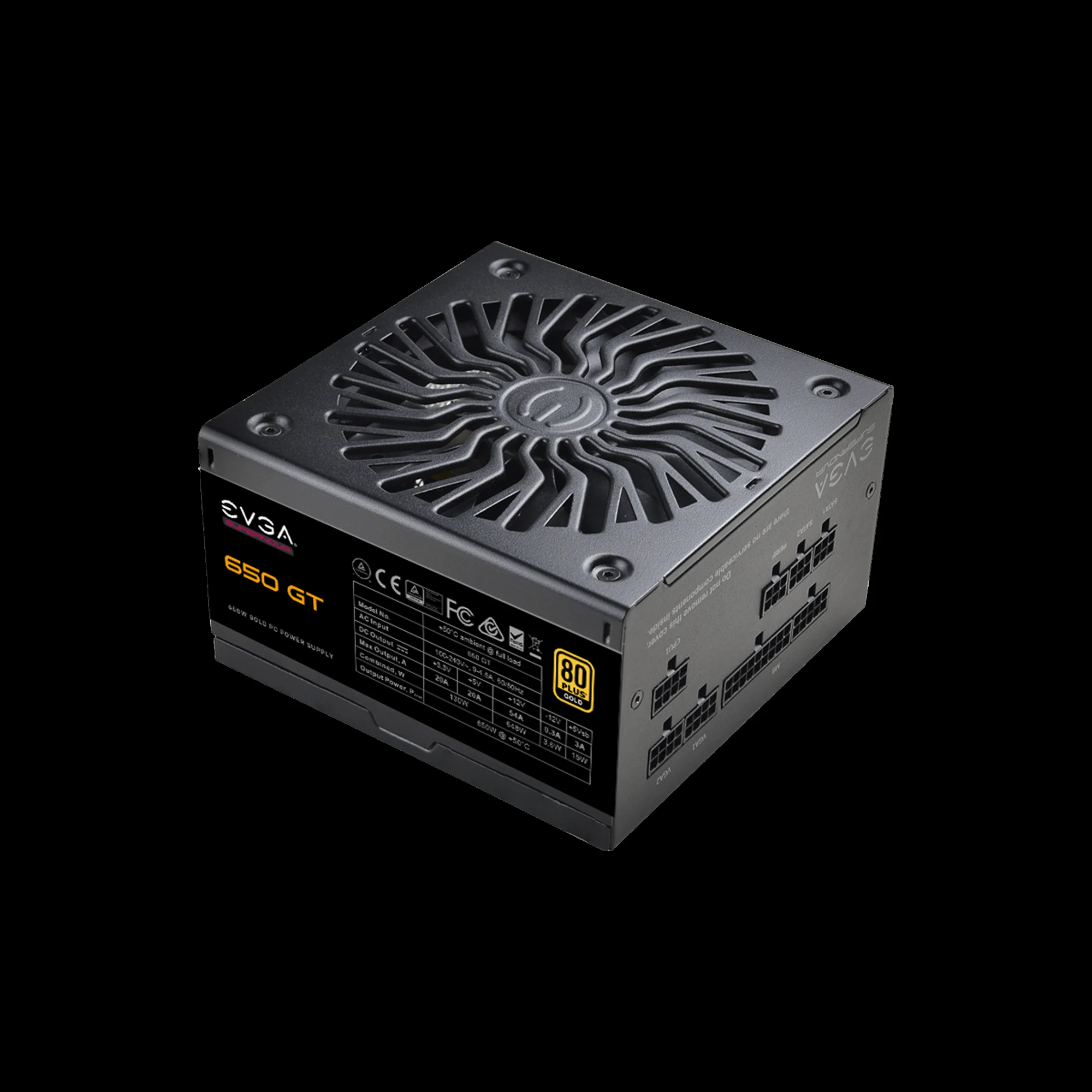 Nguồn PC EVGA 600 GD - 80 Plus Gold - Non Modular - New