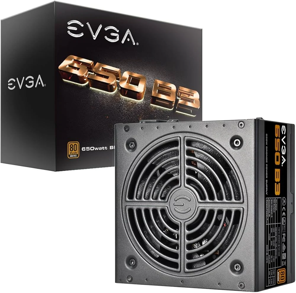 Nguồn PC EVGA 650 B3 - 80 Plus Bronze - Full Modular - New