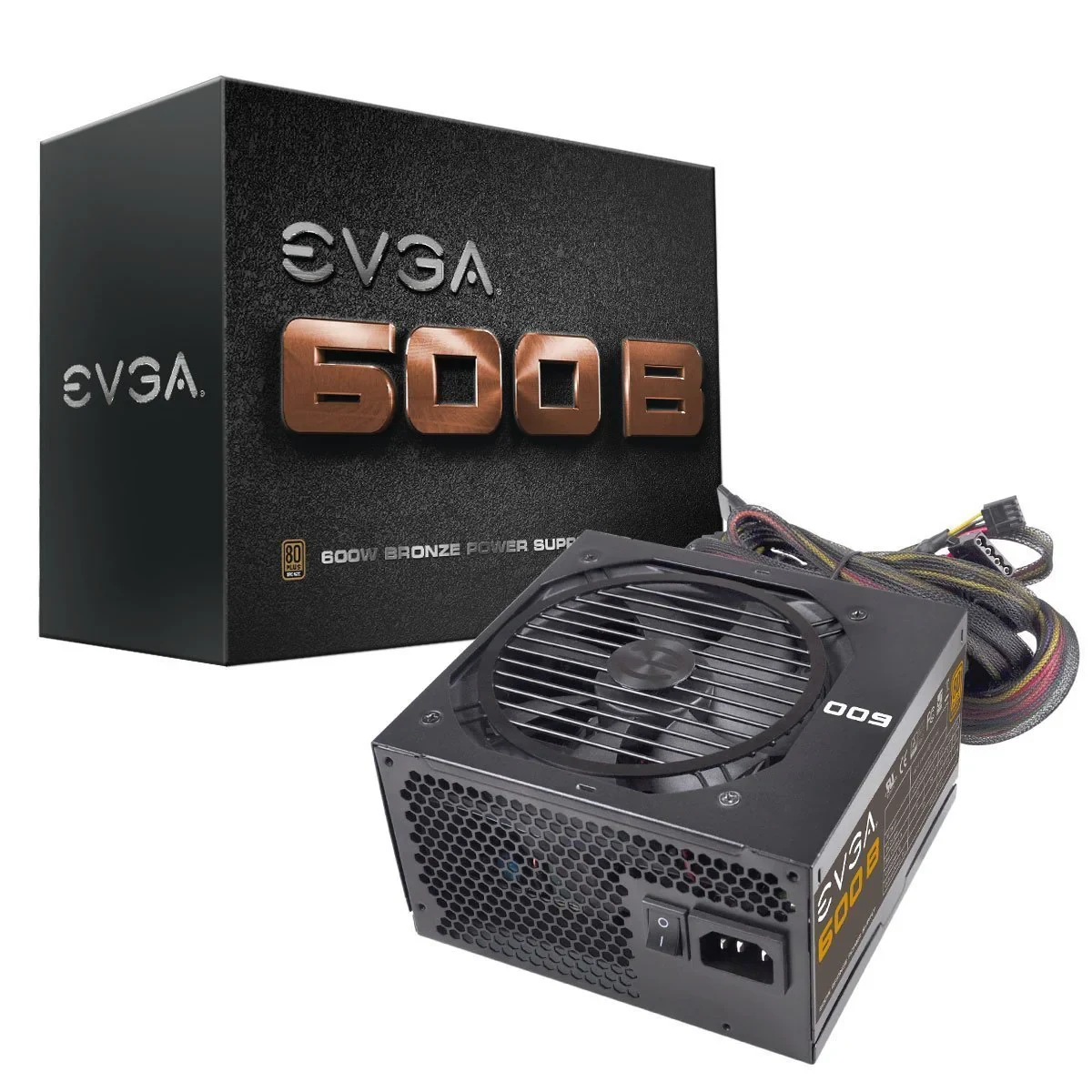 Nguồn PC EVGA 650 BQ - 80 Plus Bronze - Semi Modular - New