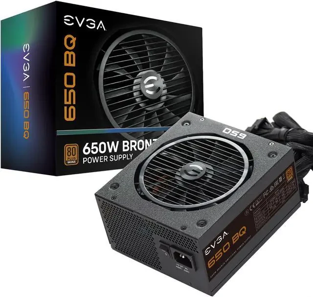 Nguồn PC EVGA 650 BQ - 80 Plus Bronze - Semi Modular - New