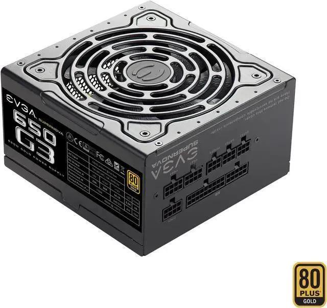 Nguồn PC EVGA 650 G3 - 80 Plus Gold - Full Modular - New