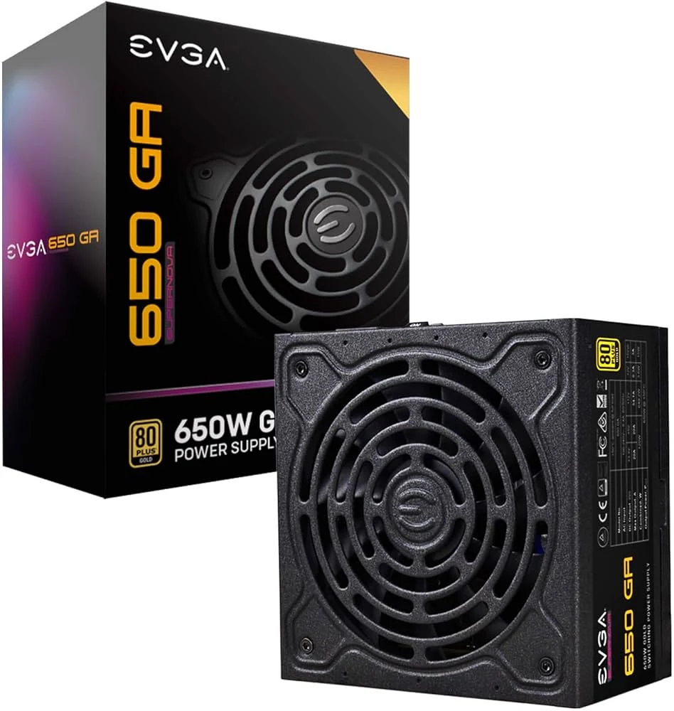 Nguồn PC EVGA 650 GT - 80 Plus Gold - Full Modular - New