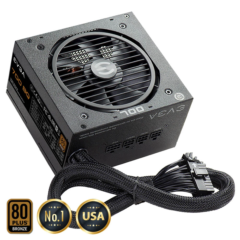 Nguồn PC EVGA 700 BR - 80 Plus Bronze - Non Modular - New