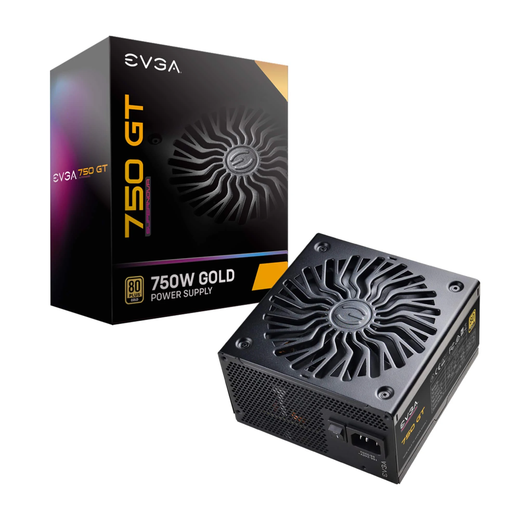 Nguồn PC EVGA 750 G2 - 80 Plus Gold - Full Modular - New