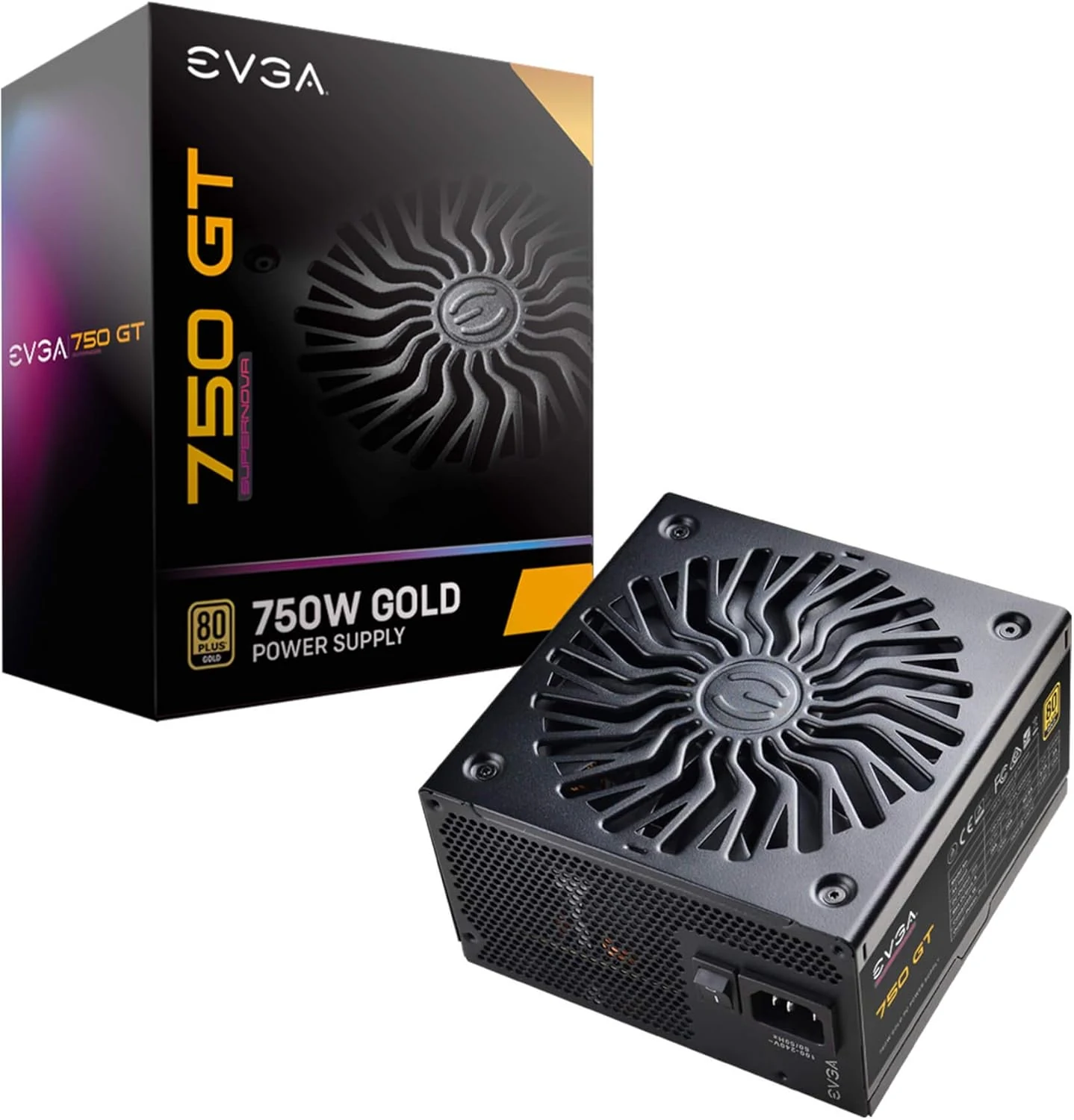 Nguồn PC EVGA 750 G6 - 80 Plus Gold - Full Modular - New