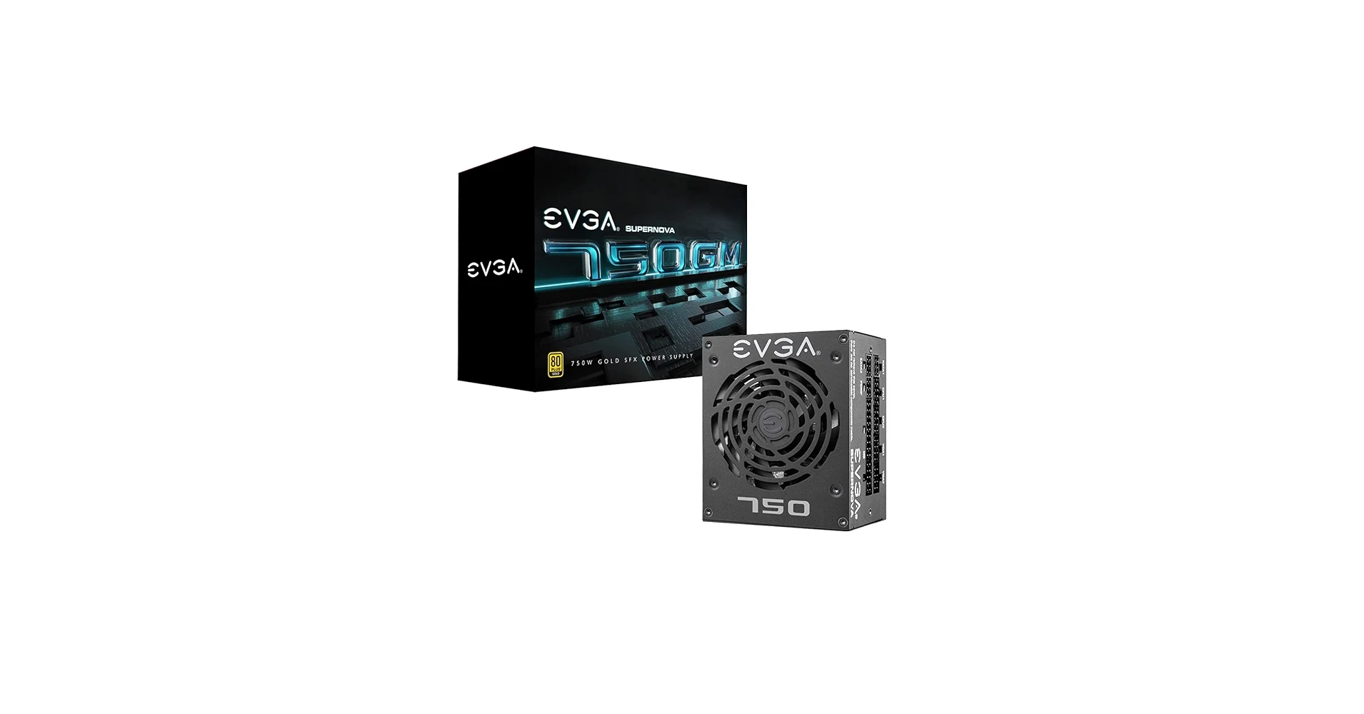 Nguồn PC EVGA 750 GM - 80 Plus Gold - Full Modular - New
