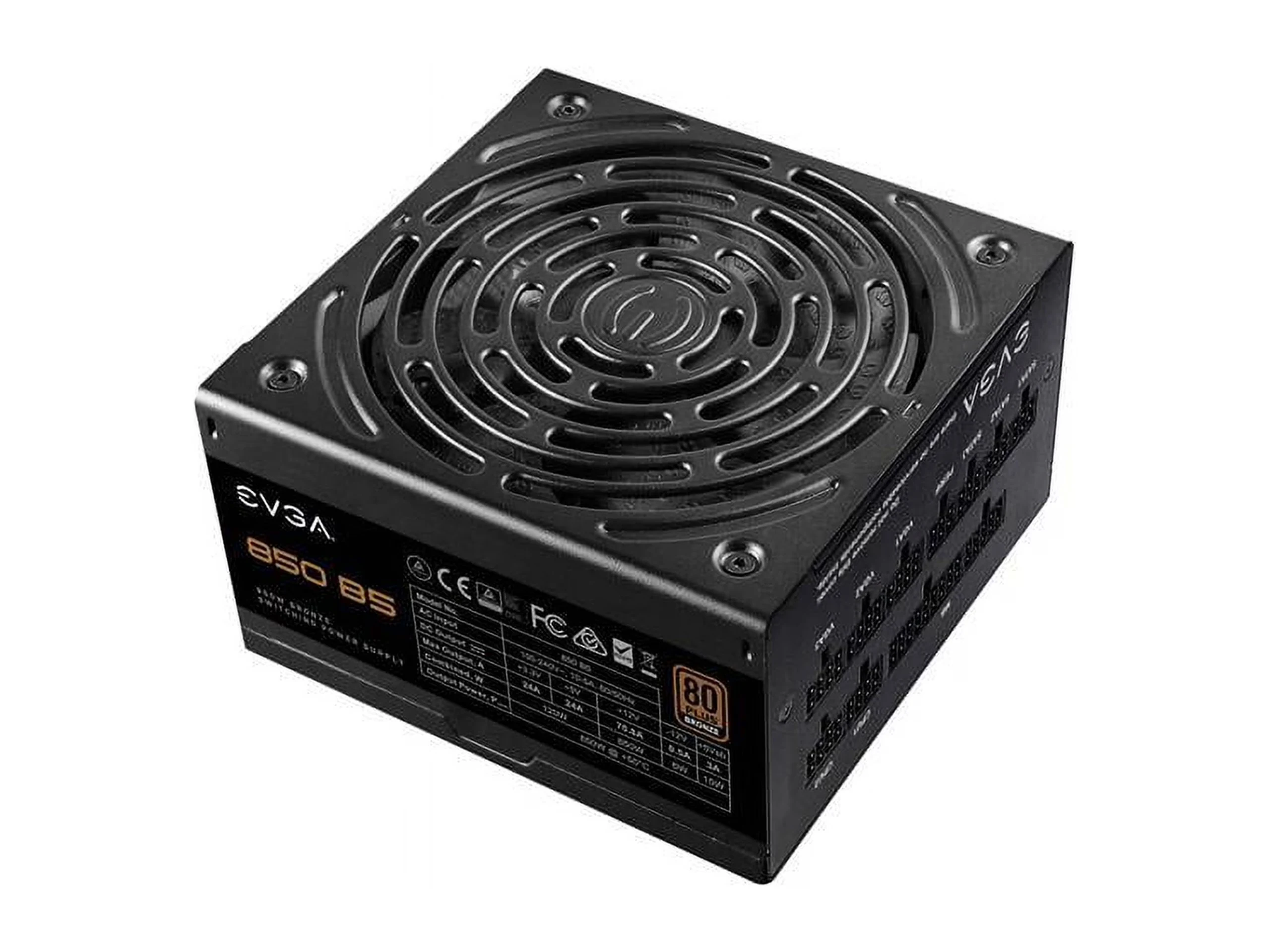 Nguồn PC EVGA 850 B5 - 80 Plus Bronze - Full Modular - New