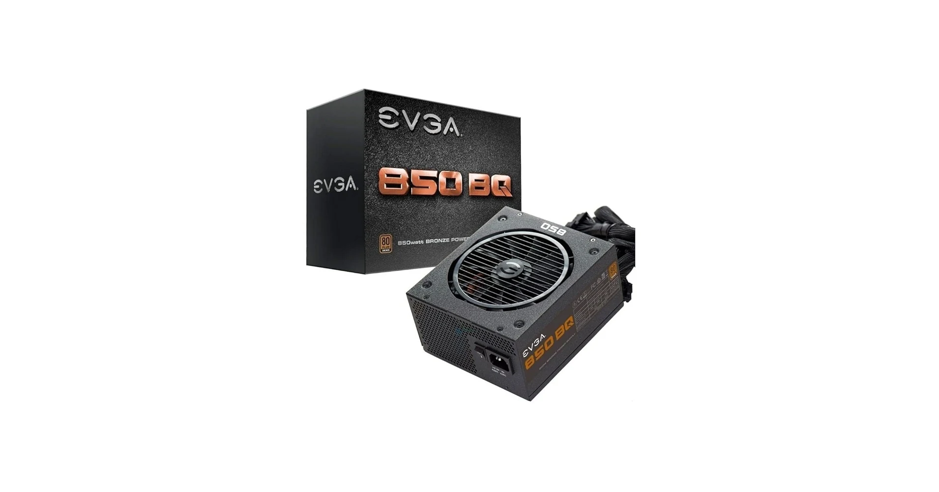 Nguồn PC EVGA 850 BQ - 80 Plus Bronze - Semi Modular - New