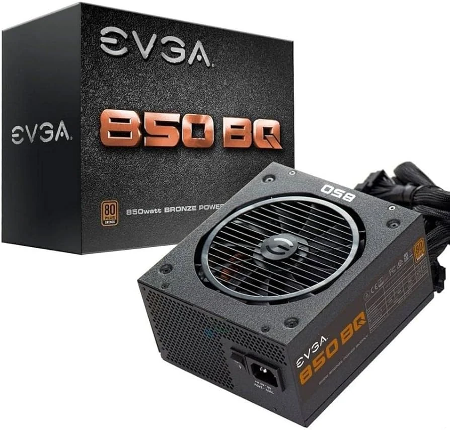 Nguồn PC EVGA 850 BQ - 80 Plus Bronze - Semi Modular - New