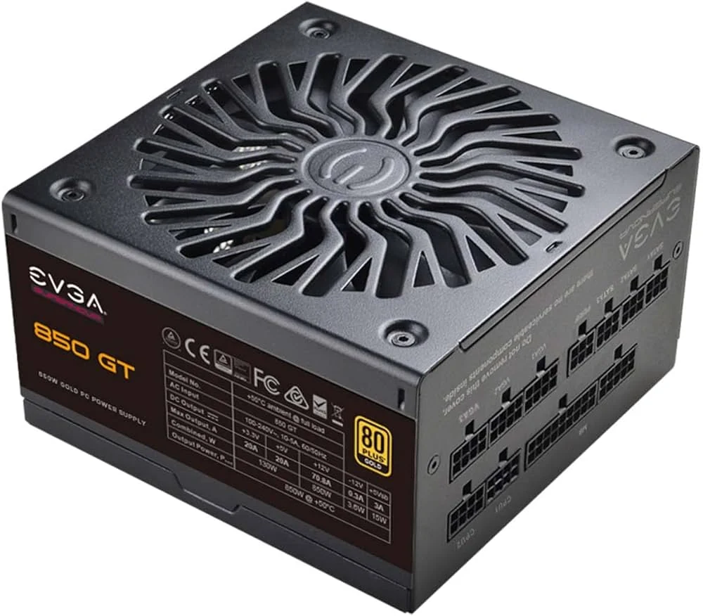 Nguồn PC EVGA 850 GT - 80 Plus Gold - Full Modular - New