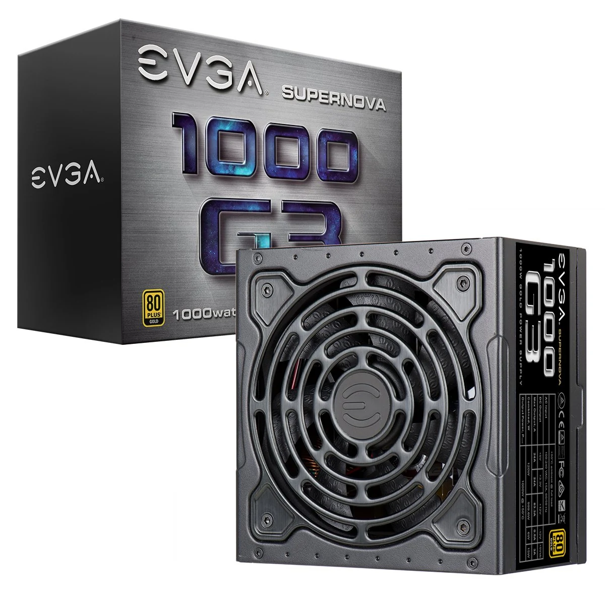 Nguồn PC EVGA SuperNOVA 1000 GT - 80 Plus Gold - Full Modular - New