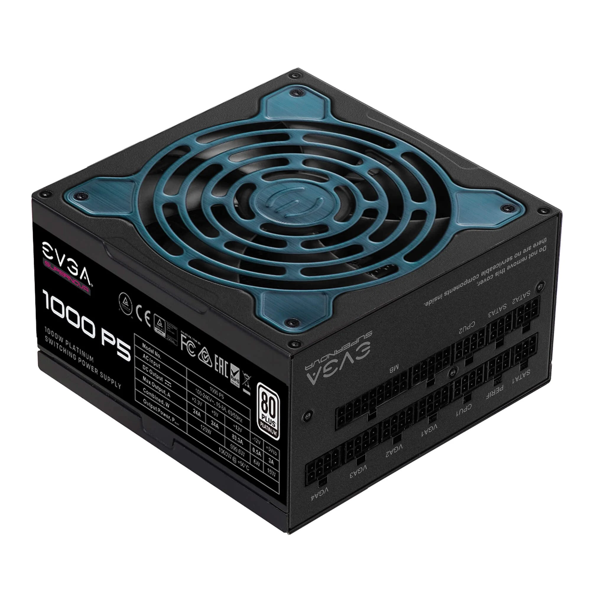 Nguồn PC EVGA SuperNOVA 1000 P5 - 80 Plus Platinum - Full Modular - New