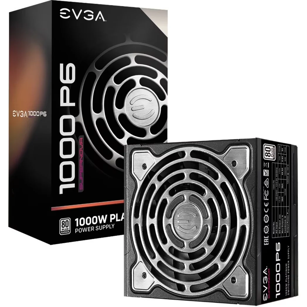 Nguồn PC EVGA SuperNOVA 1000 P6 - 80 Plus Platinum - Full Modular - New