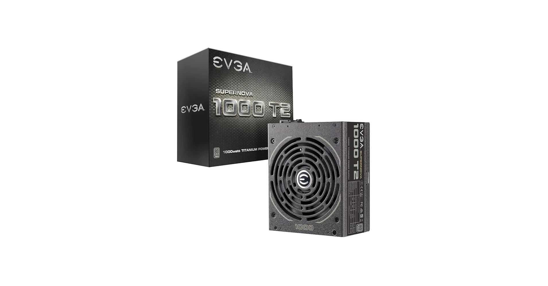 Nguồn PC EVGA SuperNOVA 1000 T2 - 80 Plus Titanium - Full Modular - New