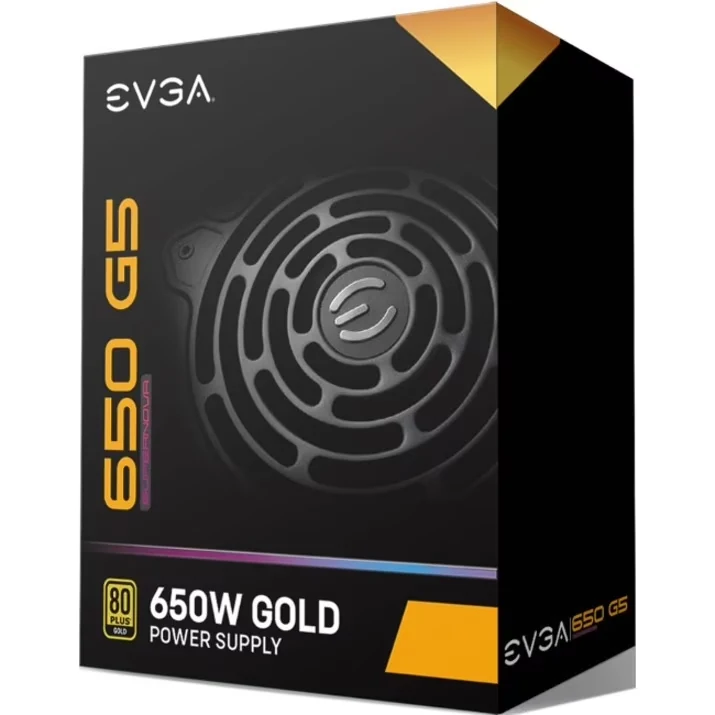 Nguồn PC EVGA SuperNOVA 650 G5 - 80 Plus Gold - Full Modular - New