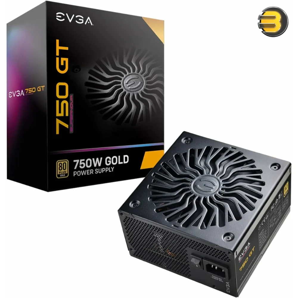 Nguồn PC EVGA SuperNOVA 750 GA - 80 Plus Gold - Full Modular - New