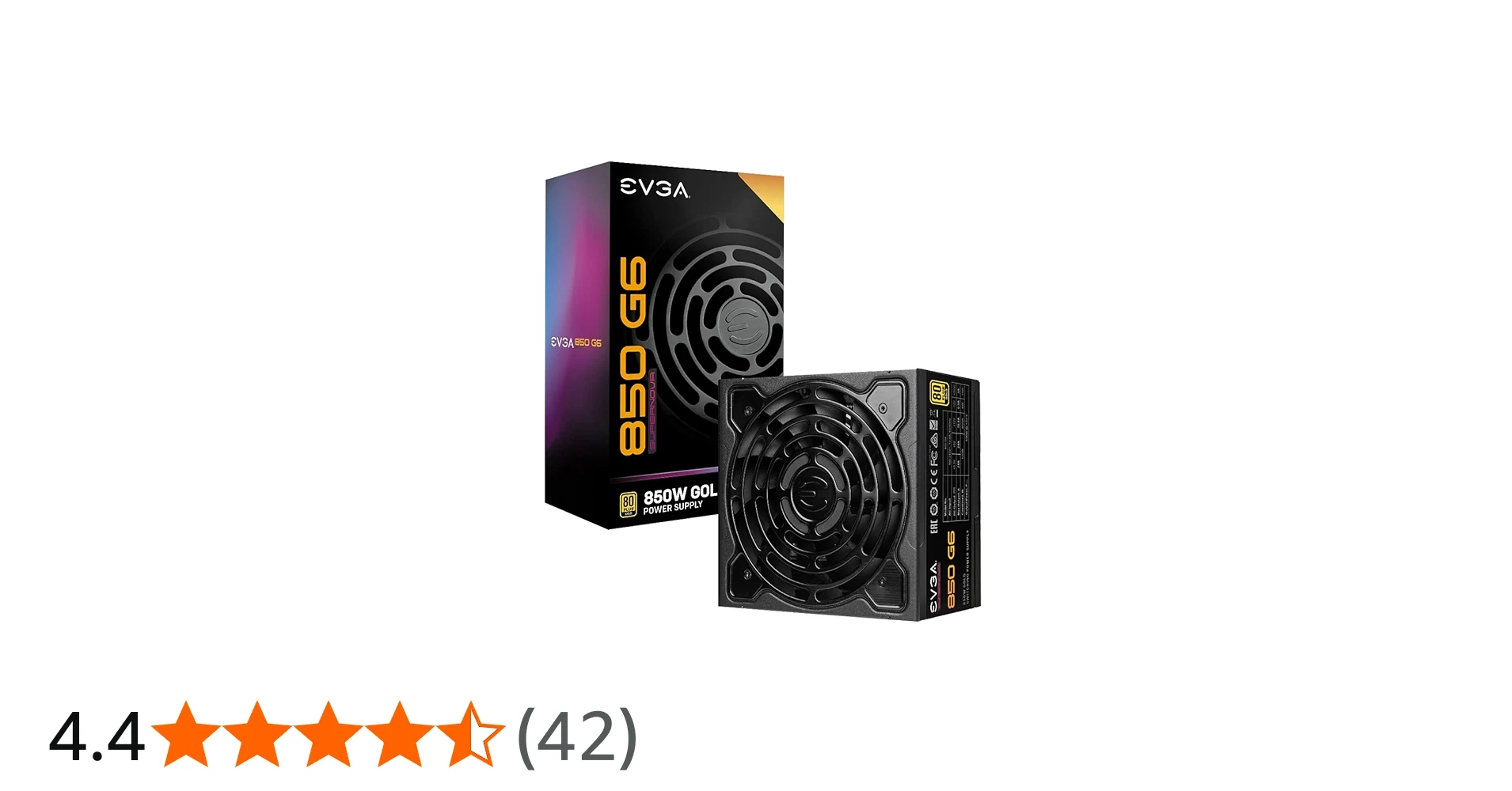 Nguồn PC EVGA SuperNOVA 850 G6 - 80 Plus Gold - Full Modular - New
