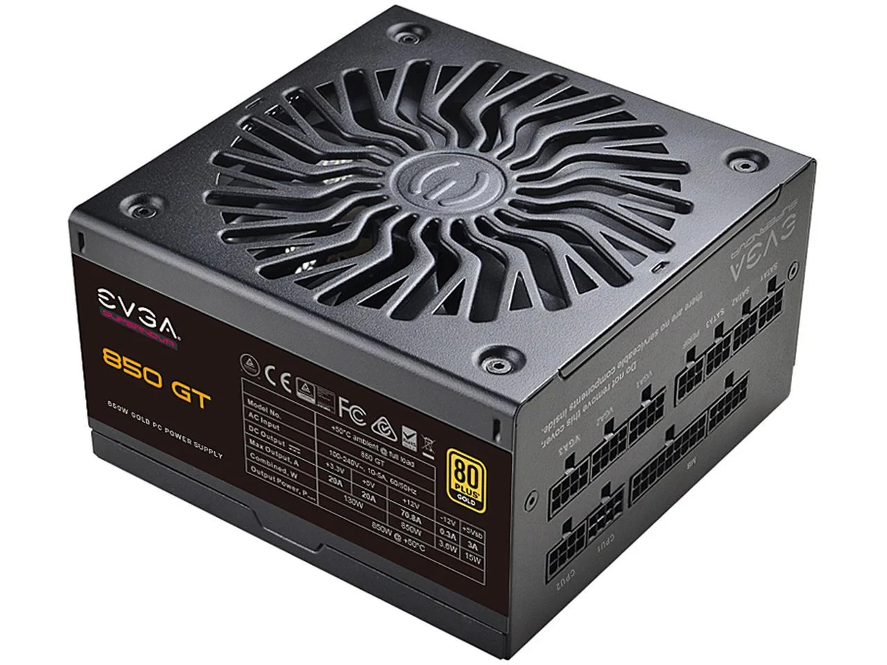 Nguồn PC EVGA SuperNOVA 850 GT - 80 Plus Gold - Full Modular - New
