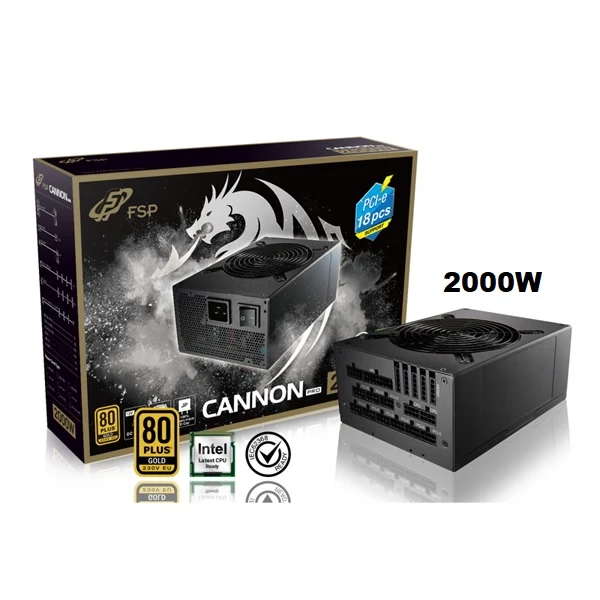Nguồn PC FSP Cannon PRO 1600W - 80 Plus Gold - Full Modular - New