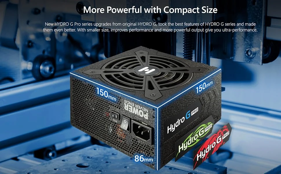 Nguồn PC FSP Hydro G PRO 1000W - 80 Plus Gold - Full Modular - New