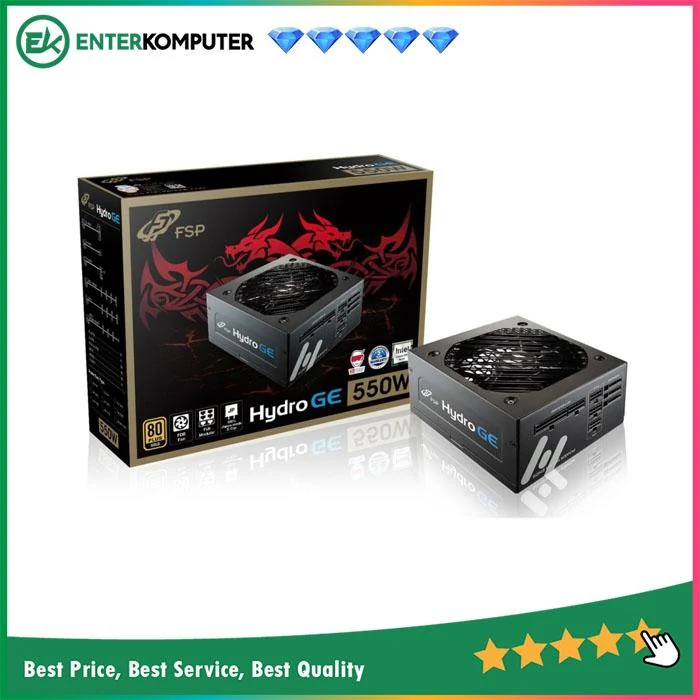 Nguồn PC FSP Hydro GD 550W - 80 Plus Gold - Non Modular - New