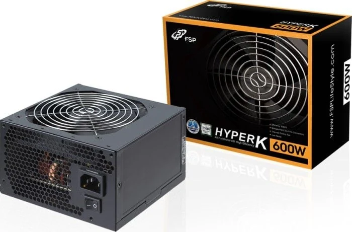 Nguồn PC FSP HYPER K PRO 600W - 80 Plus White - Non Modular - New