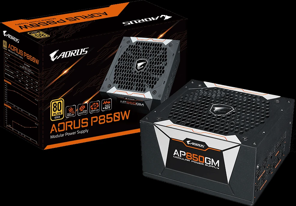 Nguồn PC GIGABYTE AORUS Elite P850W - 80 Plus Platinum - Full Modular - New