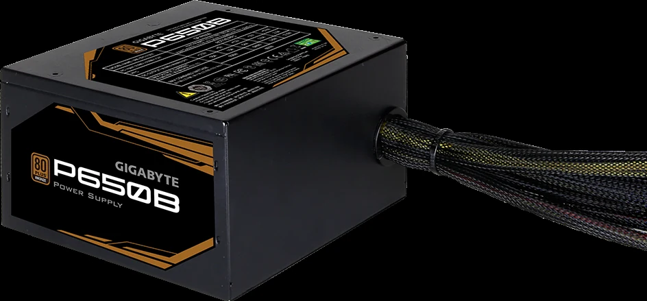 Nguồn PC GIGABYTE P650B - 80 Plus Bronze - Non Modular - New