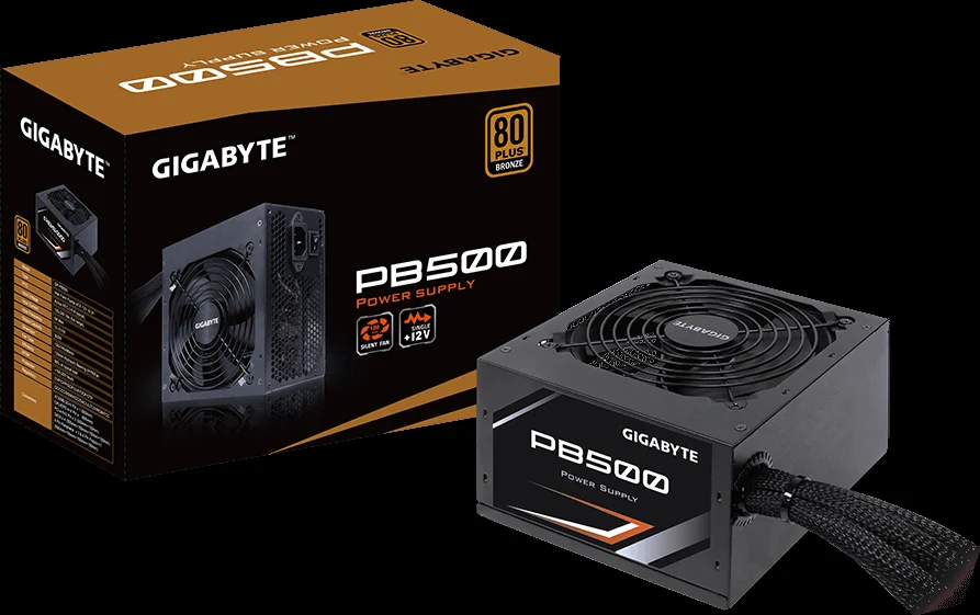 Nguồn PC GIGABYTE PB500 - 80 Plus Bronze - Non Modular - New