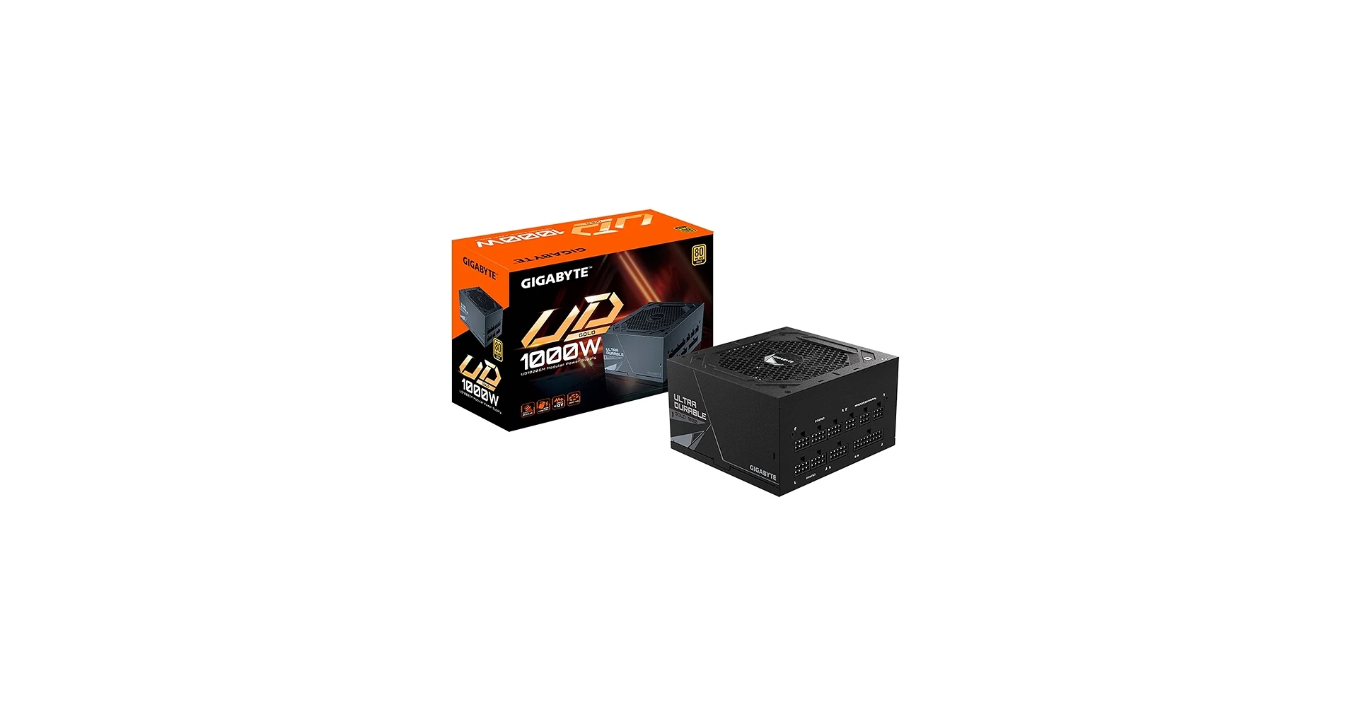 Nguồn PC GIGABYTE UD1000GM - 80 Plus Gold - Full Modular - New