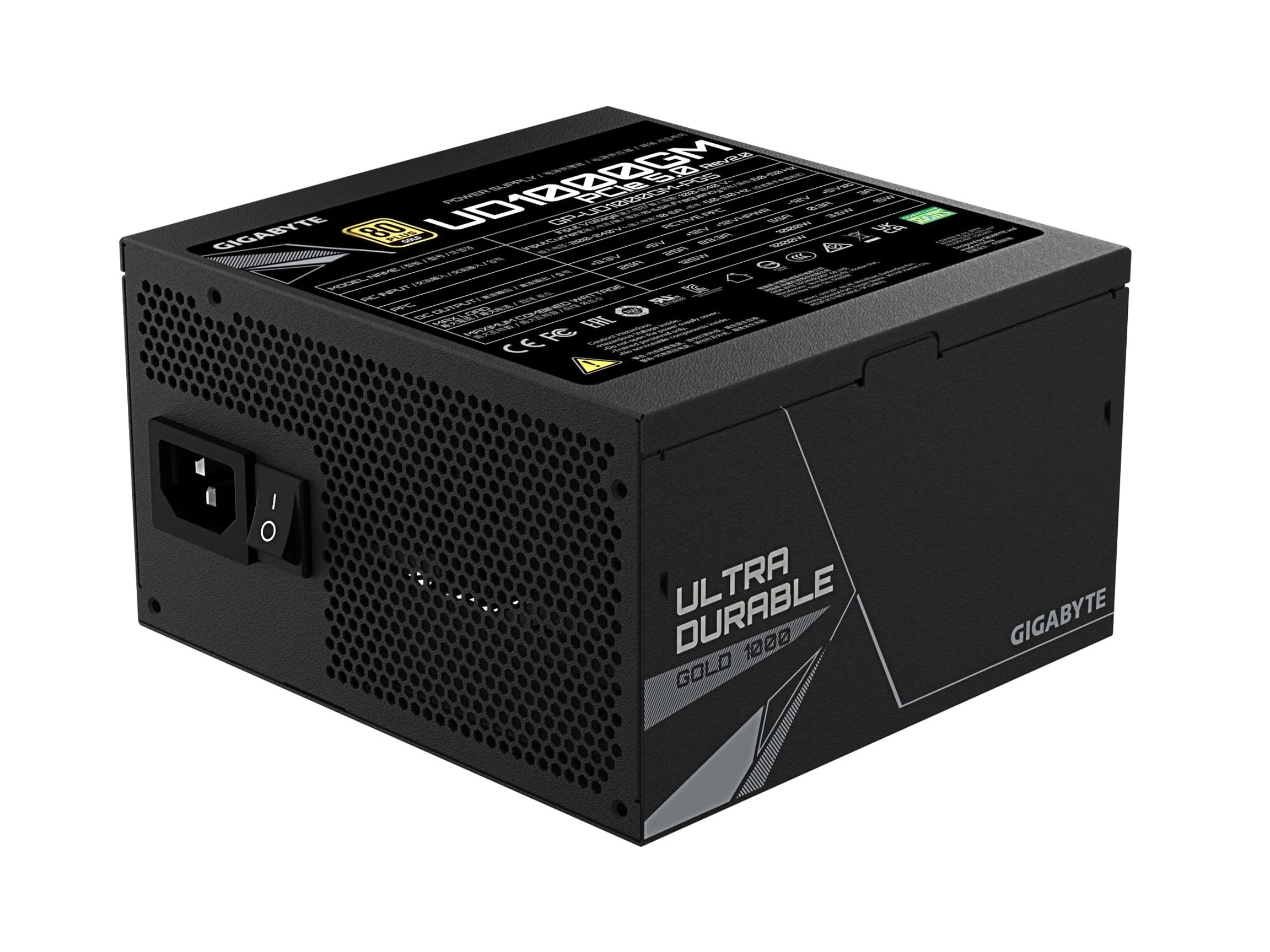 Nguồn PC GIGABYTE UD1000GM PG5 - 80 Plus Gold - Full Modular - New