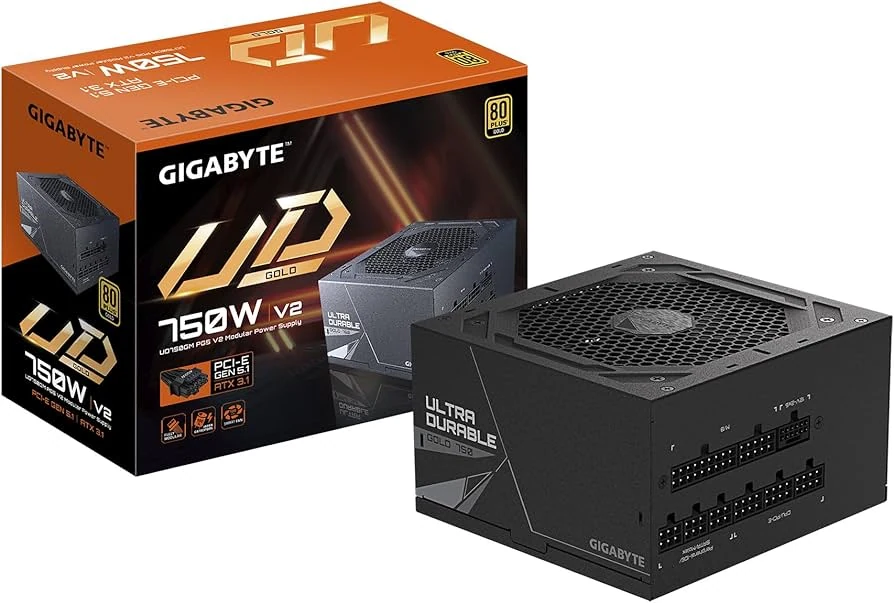 Nguồn PC GIGABYTE UD750GM PG5 - 80 Plus Gold - Full Modular - New