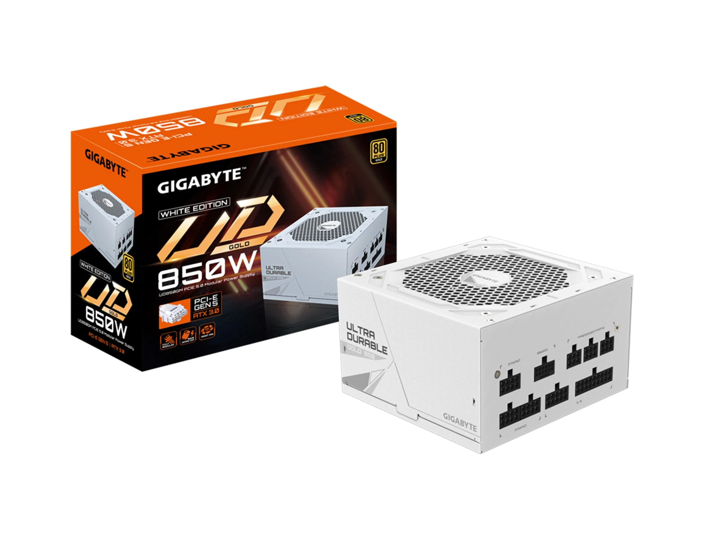 Nguồn PC GIGABYTE UD850GM PG5 - 80 Plus Gold - Full Modular - New