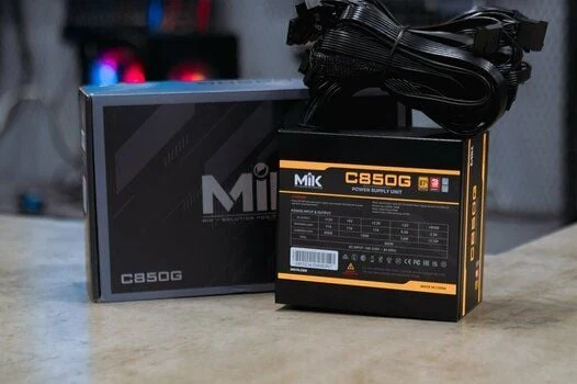 Nguồn PC MIK C1000G ATX 3.0 PCIE 5.0 - 80 Plus Gold - Full Modular - New