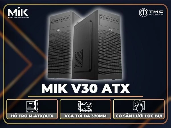 Nguồn PC MIK C1000G ATX 3.0 PCIE 5.0 - 80 Plus Gold - Full Modular - New