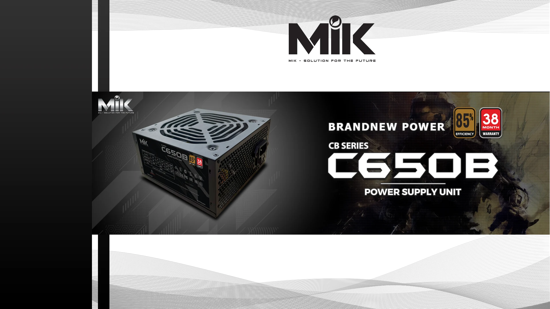 Nguồn PC MIK C650B - 80 Plus Bronze - Non Modular - New