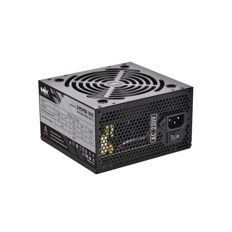 Nguồn PC MIK SPOWER S500 - Non Modular - New