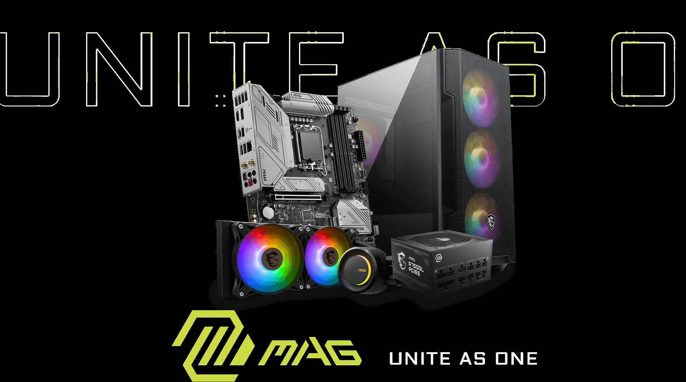 Nguồn PC MSI MAG A750GL - 80 Plus Gold - Full Modular - New