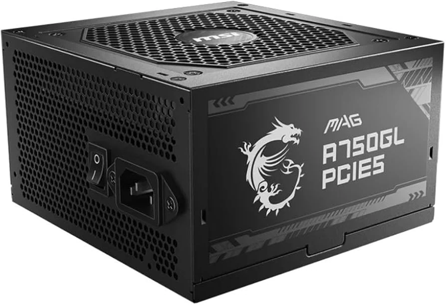 Nguồn PC MSI MAG A750GL - 80 Plus Gold - Full Modular - New