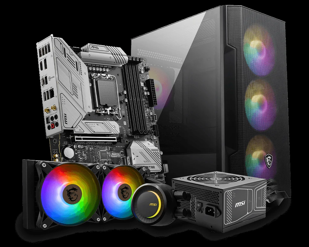Nguồn PC MSI MAG A850BN - 80 Plus Bronze - Non Modular - New