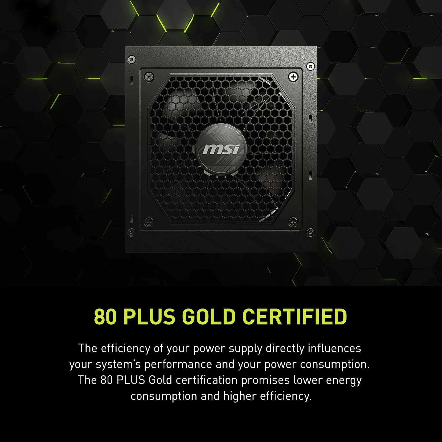 Nguồn PC MSI MAG A850GL - 80 Plus Gold - Full Modular - New