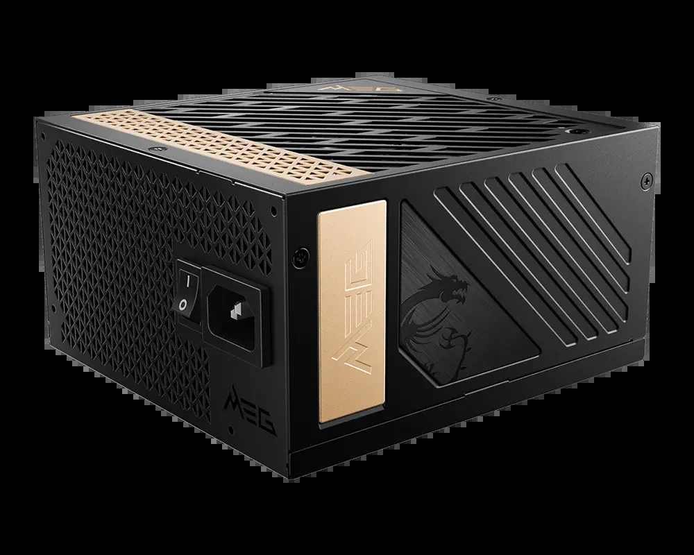 Nguồn PC MSI MEG Ai1000P PCIE5 - 80 Plus Platinum - Full Modular - New
